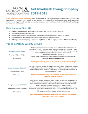 Get Involved: Young Company