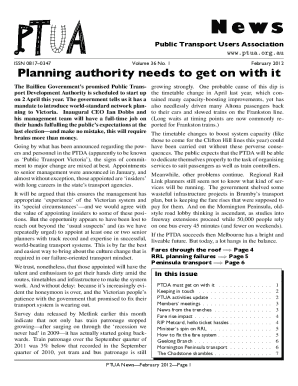 It's Time To MovePublic Transport Users Association