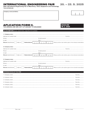 Application Form Ii