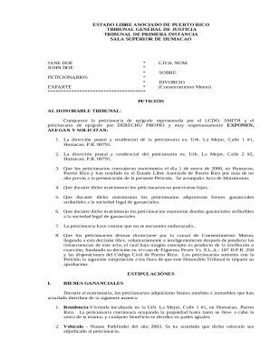 Proyecto-sentencia-demanda-divorcio - estado libre ...