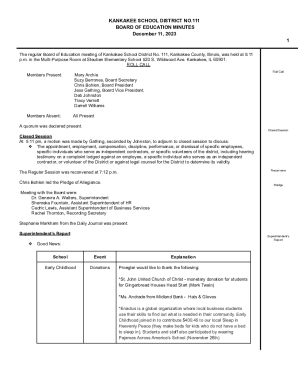 111, Kankakee County, Illinois, was held at 5:11