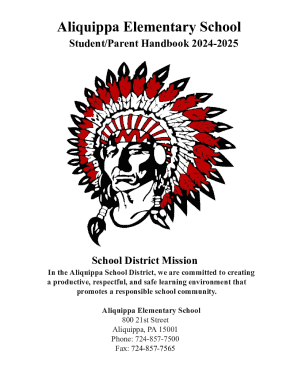 Elementary Parent Student Handbook 24-25