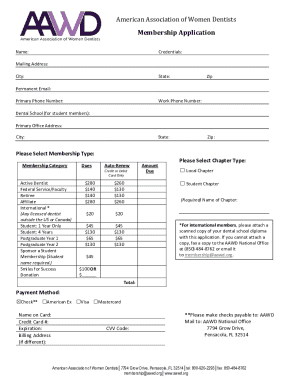 Membership Application