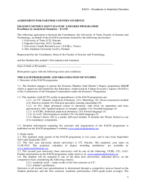 Annex No 3 Student Agreement-Self financed Erasmus ...