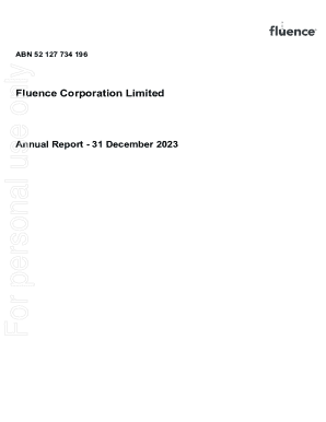 Fluence Corporation Limited Annual Report