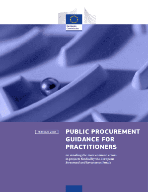 Public procurement : guidance for practitioners on the ...