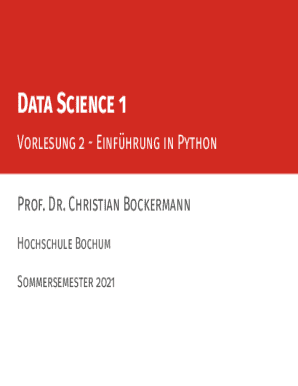 Data Science 1