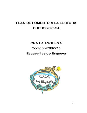 Plan de fomento a la lectura curso ... - cra la esgueva