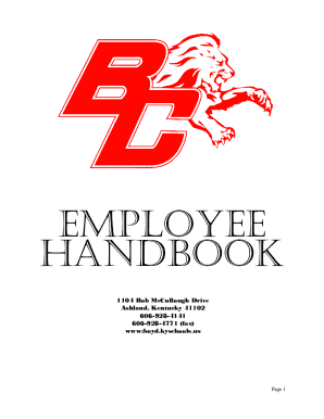 Employee Handbook - Boyd County Public Schools District