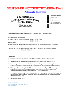 DEUTSCHER MOTORSPORT VERBAND e