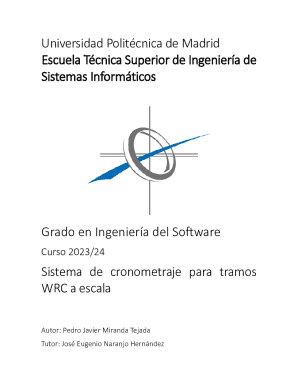 Sistema de cronometraje para tramos wrc a escala