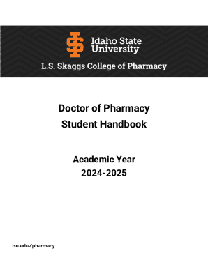 Doctor of Pharmacy Student Handbook