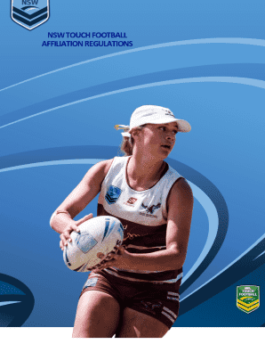 Nsw Touch Football Affiliation Regulations