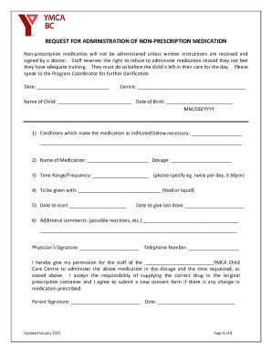 REQUEST FOR ADMINISTRATION OF NON- ...