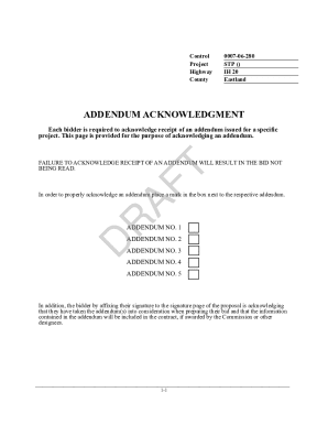 Highway Construction Proposal