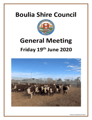 Boulia Shire Council General Meeting Minutes