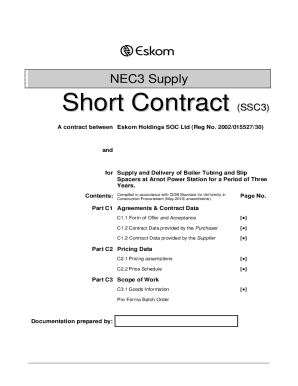 for Supply and Delivery of Boiler Tubing and Slip