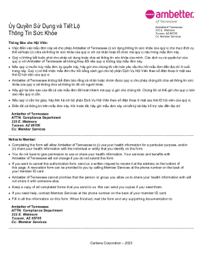 Manuals &amp; Forms for ProvidersAmbetter of Tennessee