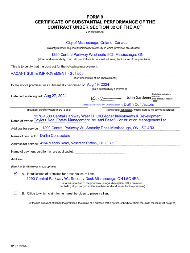 Form preview