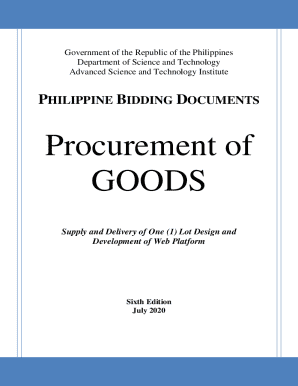 Bidding Documents for the Procurement of -DICT