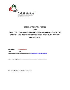 Request for Proposals