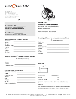 Order Sheet