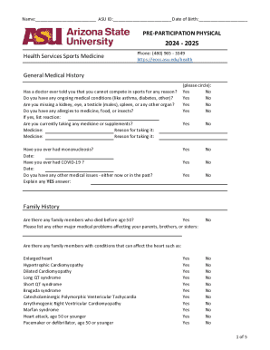 Pre-participation Physical