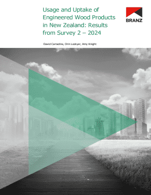 Usage and Uptake of Engineered Wood Products in New Zealand: Results From Survey 2 – 2024