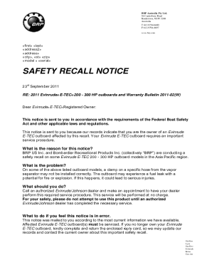 Safety Recalls - Can-Am On-Road - BRP