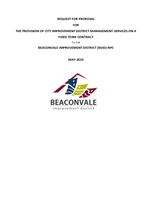 request for proposal for the provision of city ...