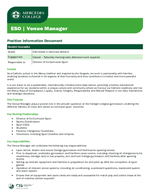 Eso | Venue Manager