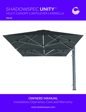 Shadowspec Unity Owners Manual