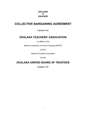 Collective Bargaining Agreement