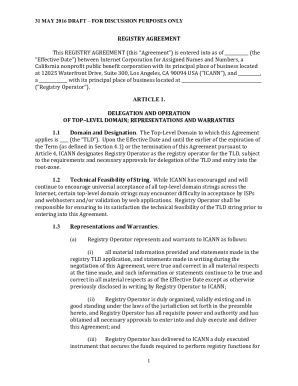 Amending the New gTLD Registry Agreement