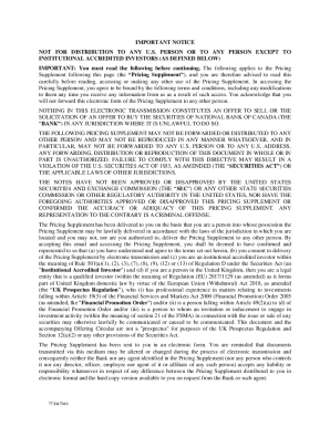 not for distribution in or into the united states except to