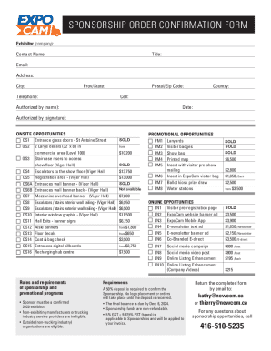 Symposium or Event Sponsor Application