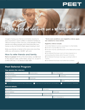 Peet Referral Program