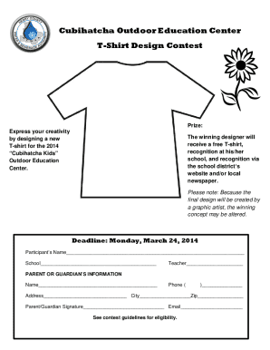 Cubihatcha Outdoor Education Center T-shirt Design Contest
