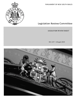Legislation Review Digest - NSW Parliament