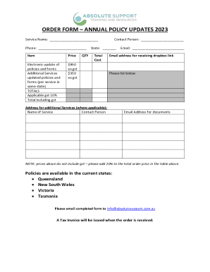 Form preview