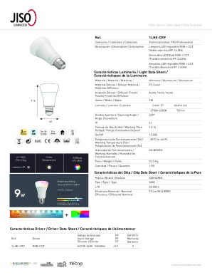 Ref. 1lhe-cr9 caractersticas driver / driver data sheet / ...