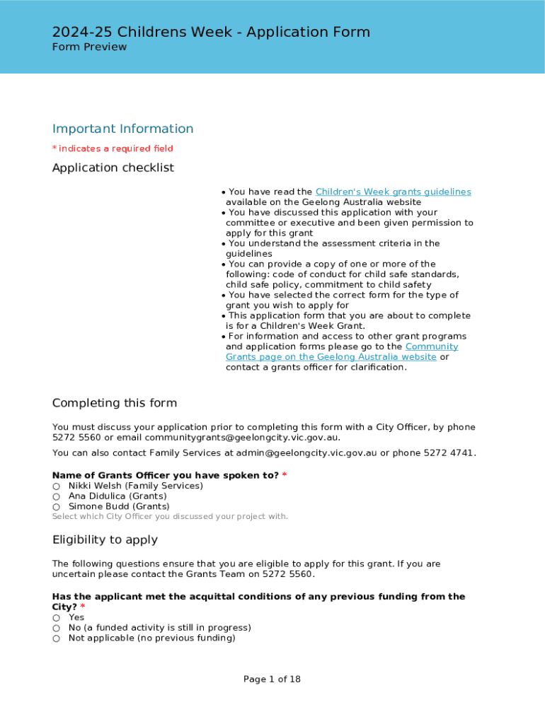 Form preview