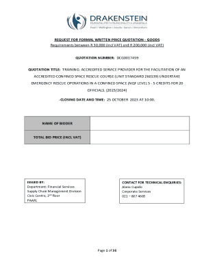 QUOTATION NUMBER: DCG0017459