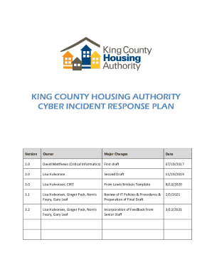 KING COUNTY HOUSING AUTHORITY CYBER INCIDENT ...