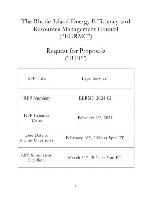 Request for Proposals