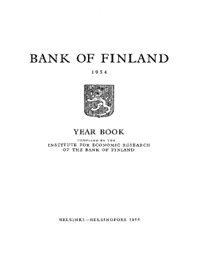 Bank of Finland Year Book 1954
