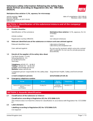 Methylene blue - Safety Data Sheet