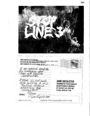 Line 3 Pipeline Project Comments