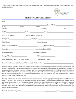 Patient Intake Form