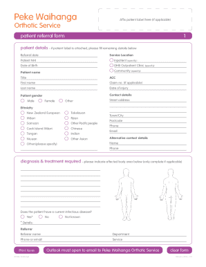 Patient Referral Form